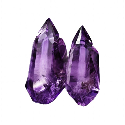 Amethyst gemstone