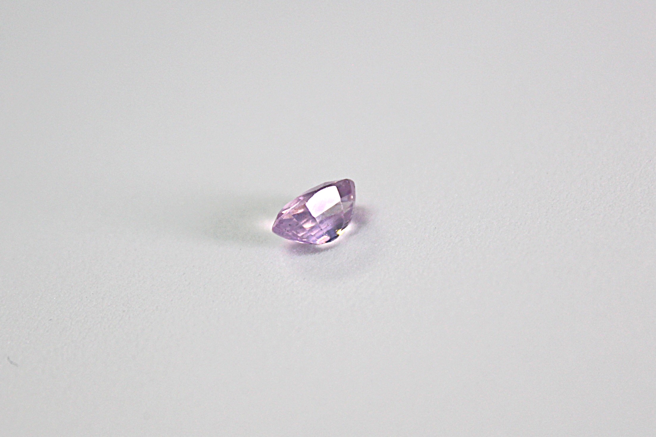 Pink Sapphire lateral view