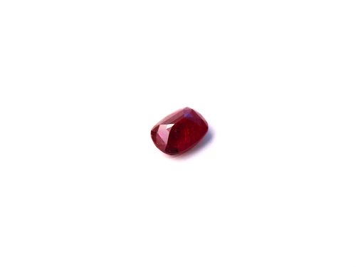 GM095 4 Cushion-cut purplish red natural Ruby