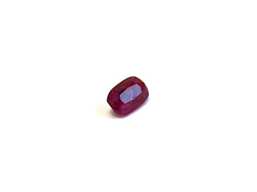 Cushion-cut Ruby
