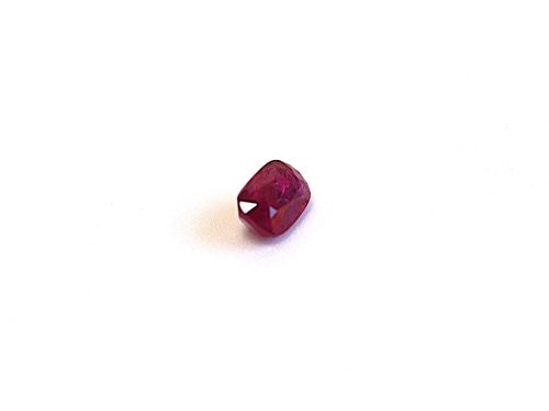 Cushion-cut Ruby