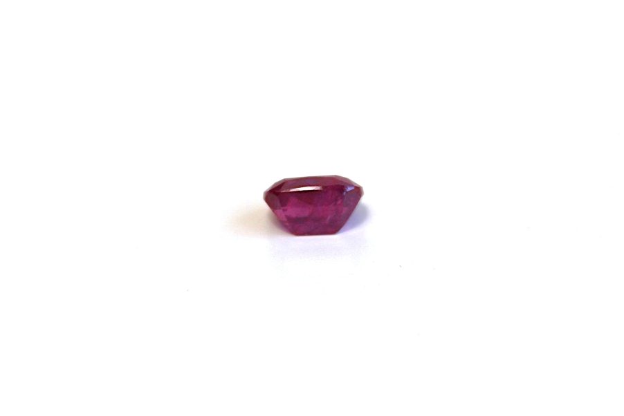 Cushion-cut Ruby