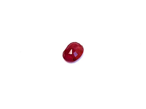 Oval-cut Ruby