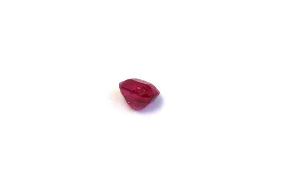 Cushion-cut natural Ruby