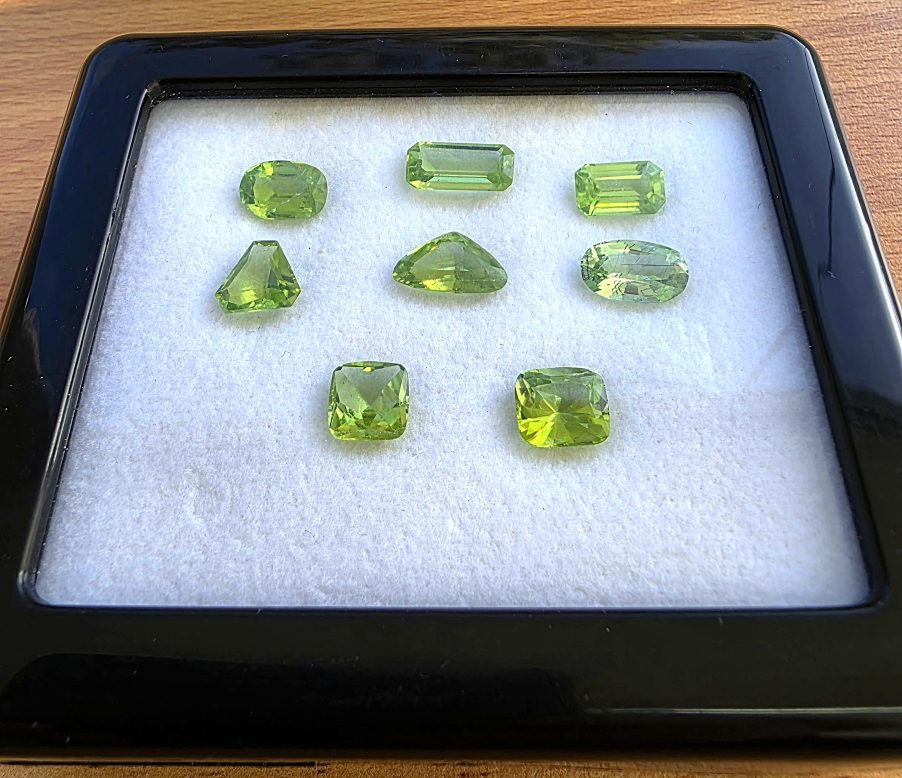 Peridot lot assorted shapes