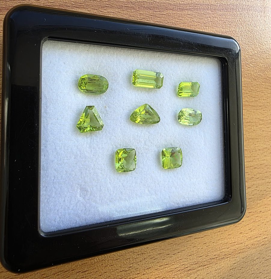 Peridot lot assorted shapes
